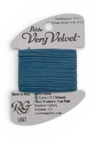 VERY VELVET LITE ANTIQUE BLUE Card