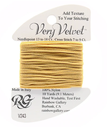 VERY VELVET PALE GOLDEN BROWN Card