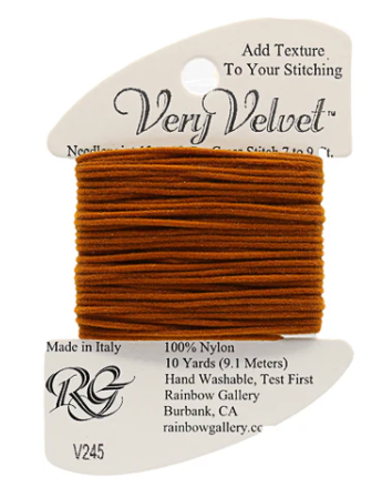 VERY VELVET DARK GOLDEN BROWN Card