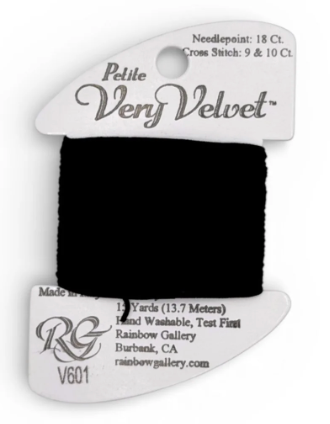 PETITE VERY VELVET BLACK Card