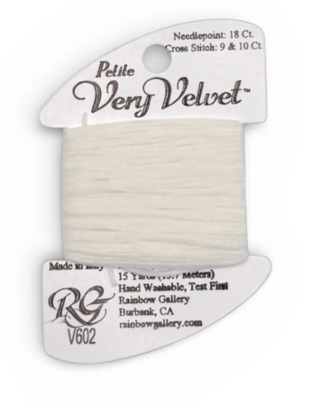 PETITE VERY VELVET WHITE Card