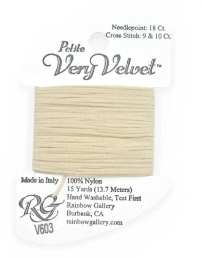 PETITE VERY VELVET ECRU Card