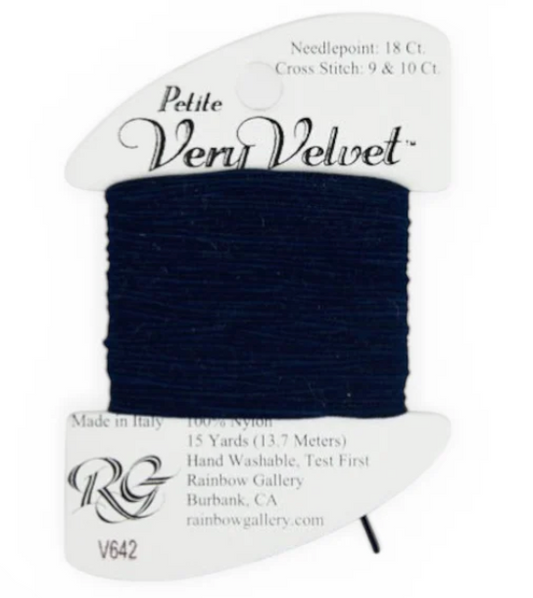 VERY VELVET NAVY BLUE Card