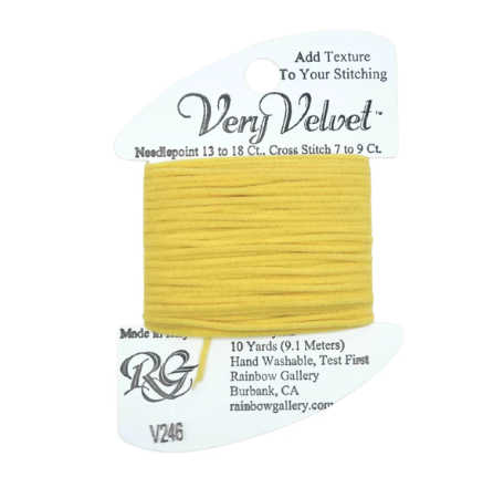 VERY VELVET MEDIUM YELLOW Card