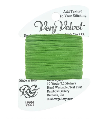 VERY VELVET LITE GREEN Card