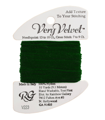 VERY VELVET DARK GREEN Card