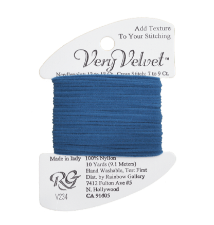 VERY VELVET BRITE BLUE Card