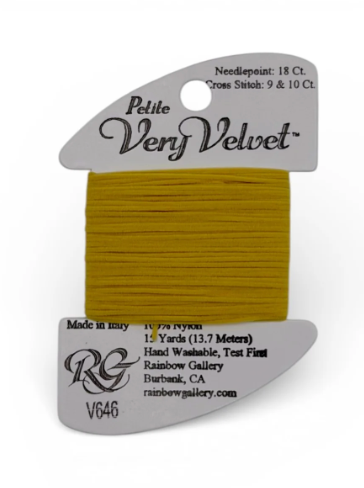 PETITE VERY VELVET MEDIUM YELLOW Card