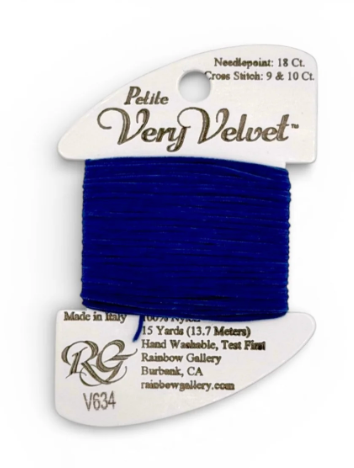 PETITE VERY VELVET BRITE BLUE Card