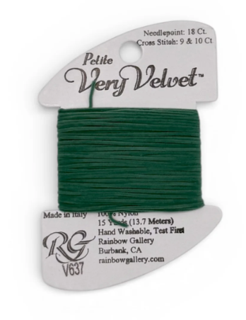 PETITE VERY VELVET SEA GREEN Card