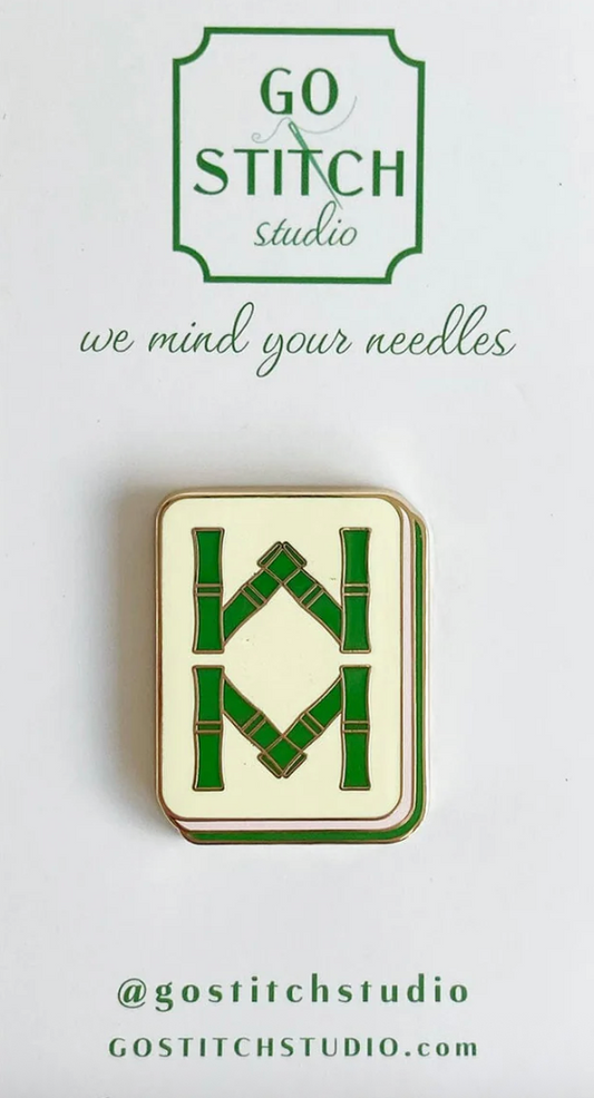 Bamboo Mahjong Tile Needle Minder
