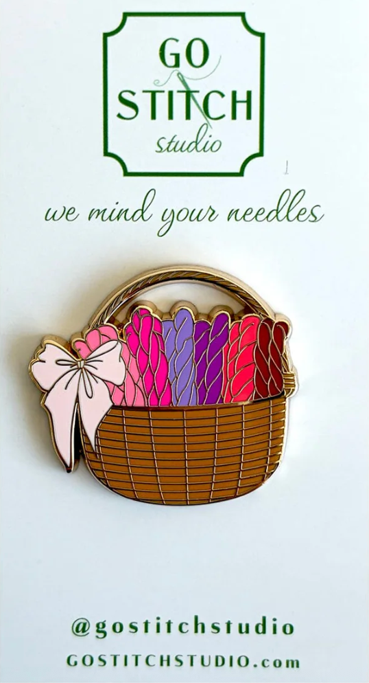 Needlepoint Basket Needle Minder