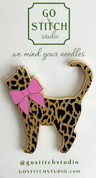 Leopard Kitty Needle Minder