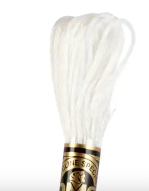 DMC Floss Color B5200 Snow White