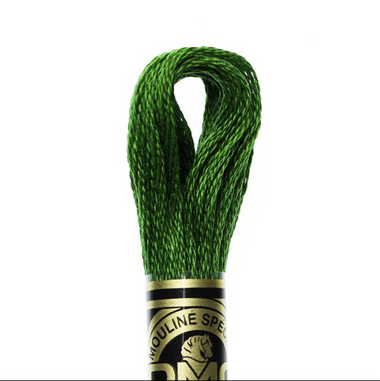 DMC Floss Color 986 Very Dark Forest Green