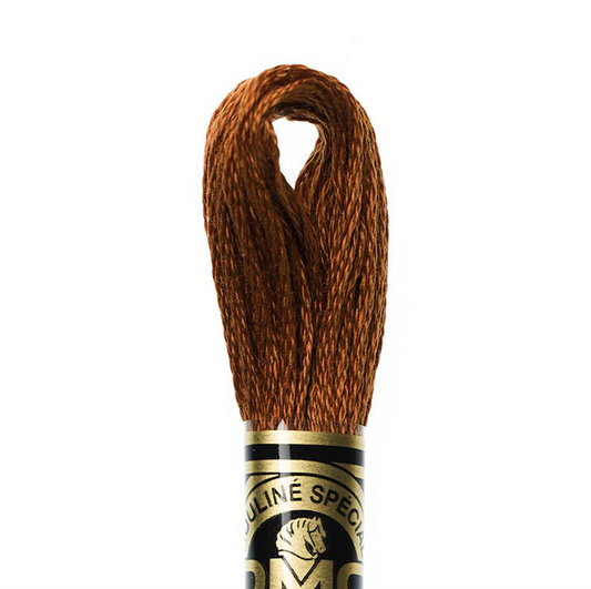 DMC Floss Color 975 Dark Golden Brown