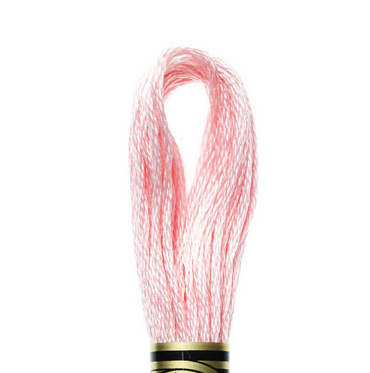 DMC Floss Color 963 Ultra Very Light Dusty Rose