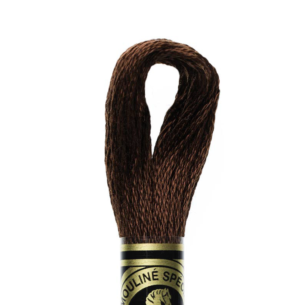 DMC Floss Color 938 Ultra Dark Coffee Brown