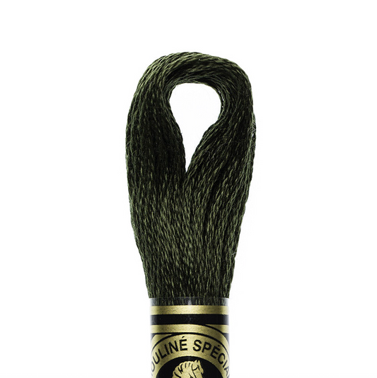 DMC Floss Color 934 Black Avocado Green