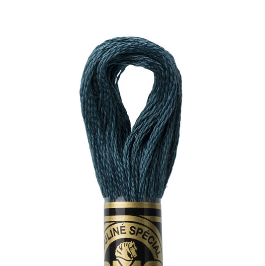 DMC Floss Color 924 Very Dark Gray Green