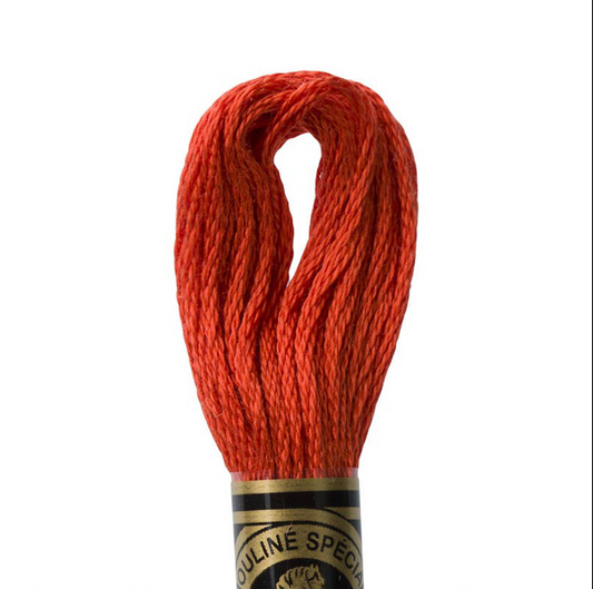 DMC Floss Color 900 Dark Burnt Orange