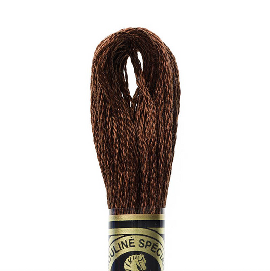 DMC Floss Color 898 Very Dark Coffee Brown