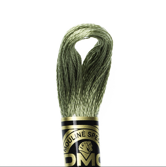 DMC Floss Color 3052 Med. Green Gray