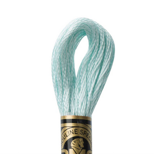DMC Floss Color 828 Ultra Very Very Light Blue