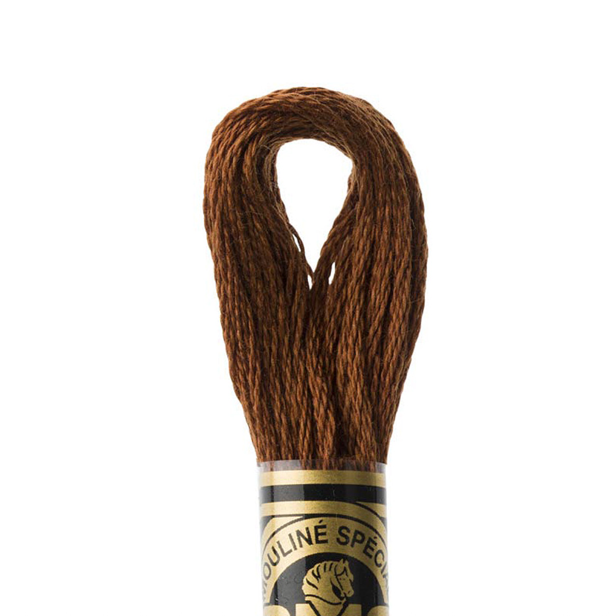 DMC Floss Color 801 Dark Coffee Brown