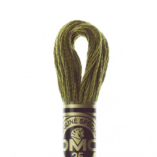 DMC Floss Color 730 Very Dark Olive Green