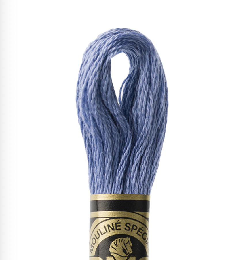 DMC Floss Color 160 Medium Gray Blue