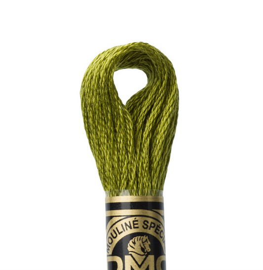 DMC Floss Color 580 Med. Moss Green