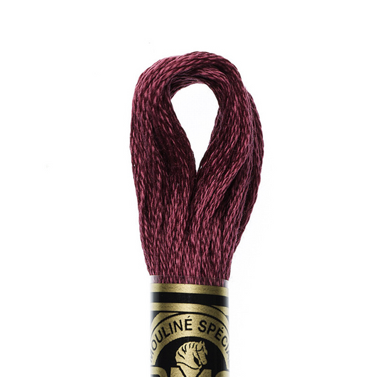 DMC Floss Color 3685 Very Dark Mauve