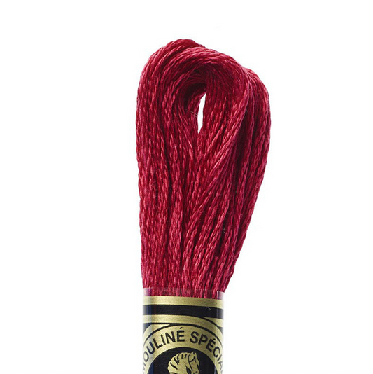 DMC Floss Color 498 Dark Red