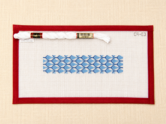 Herend Fishnet Blue Cuff or Bookmark