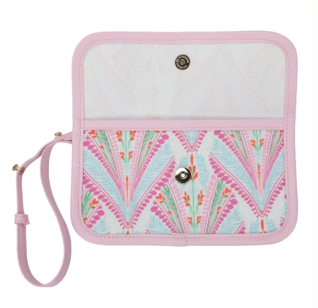 Petals & Plumes Oversized Tote Bag with Wallet