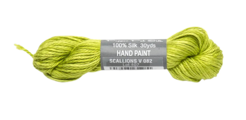 Pepper Pot Variegated Silk - Scallion 082