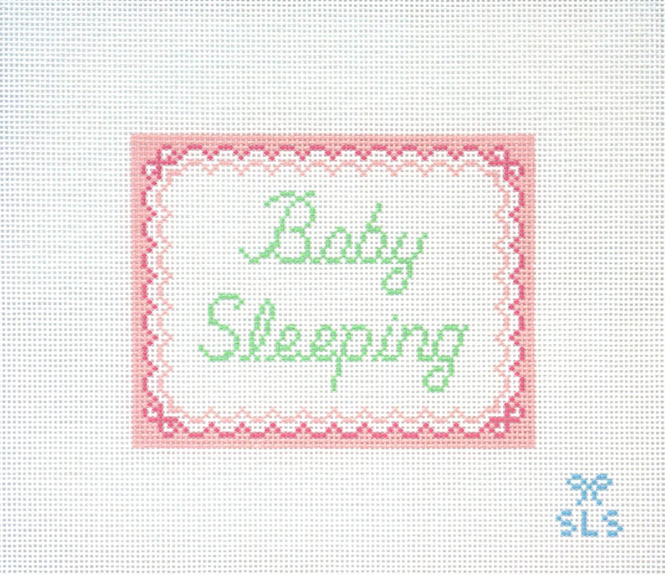 Baby Sleeping - Pink Bows