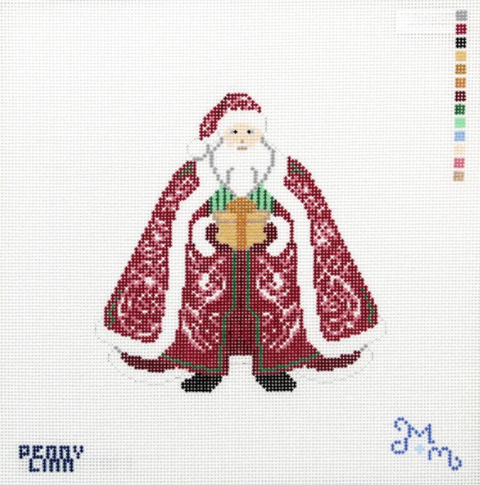 Chinoiserie Santa - Red