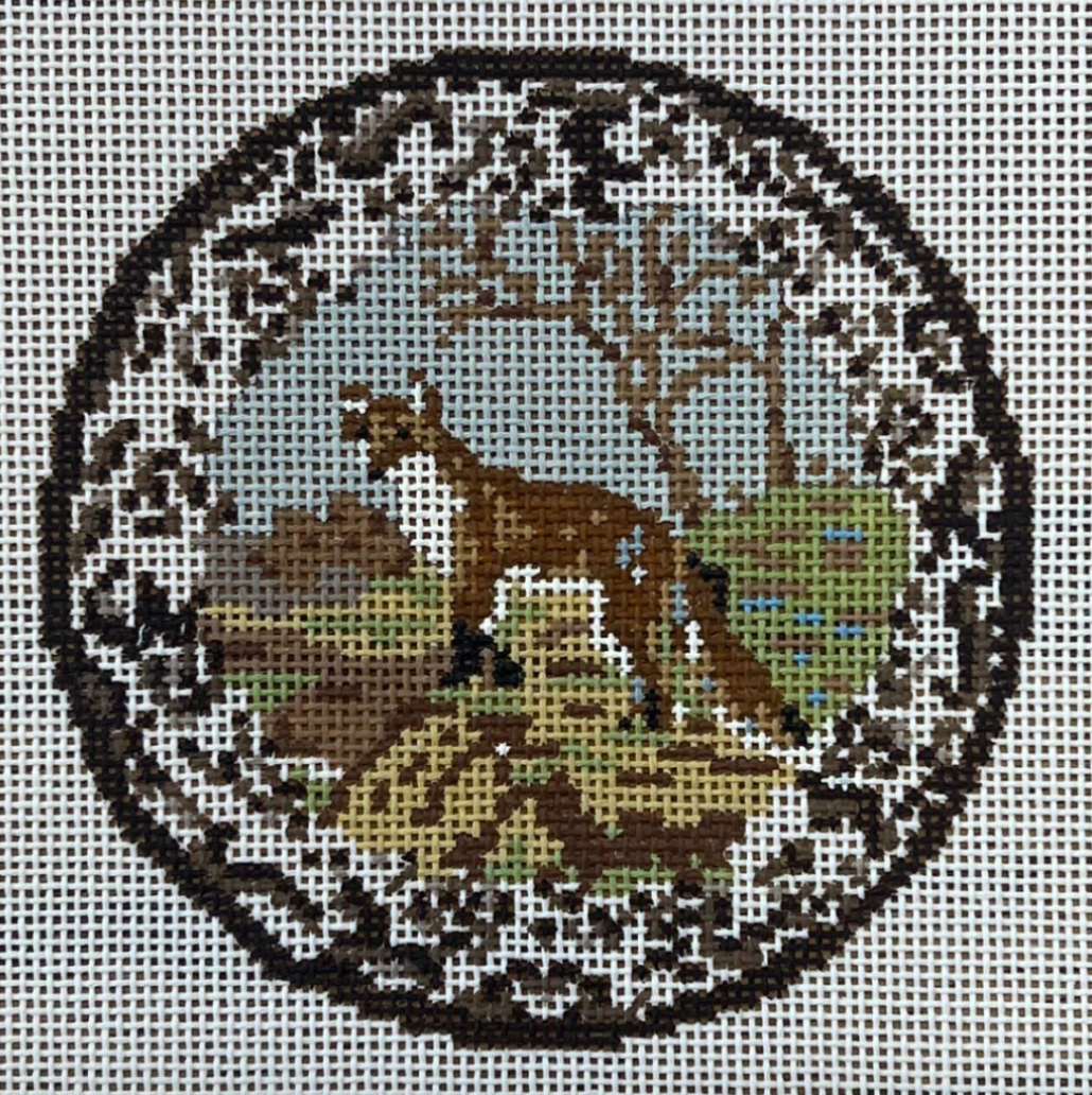 Transferware Fox Plate