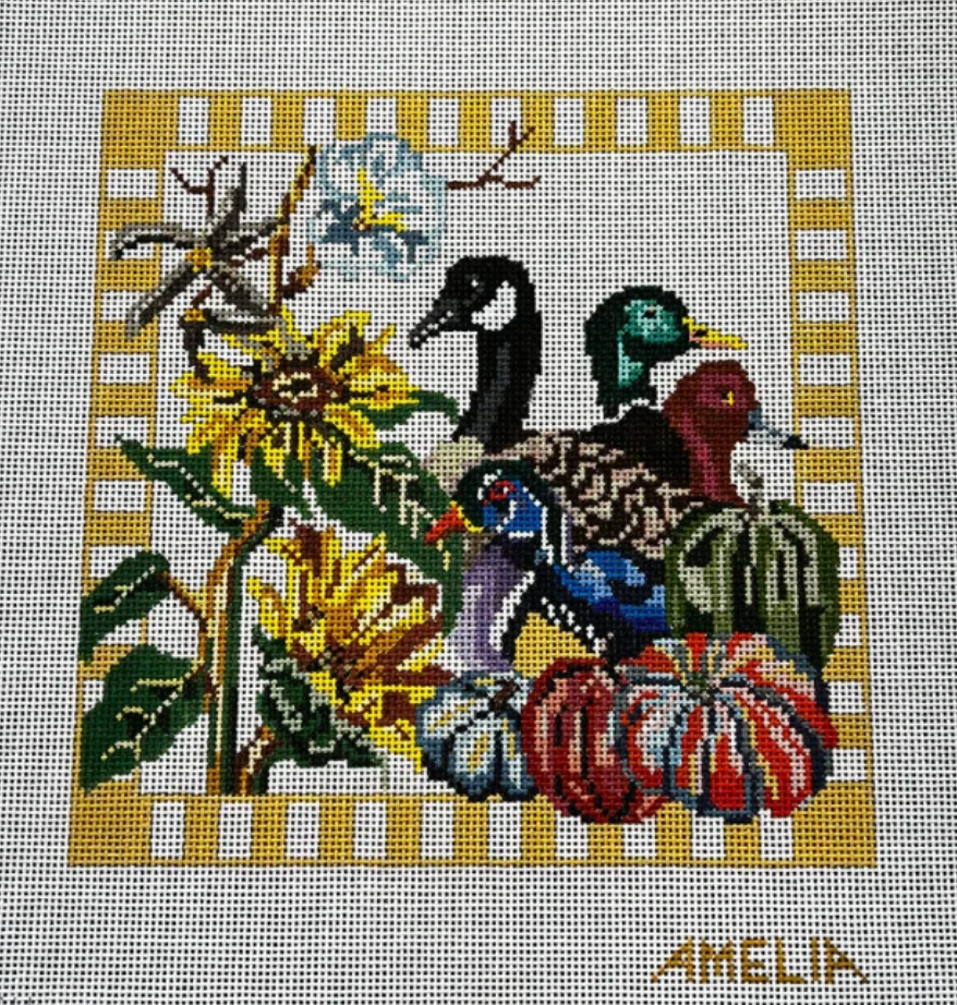 Fall Flower Pillow