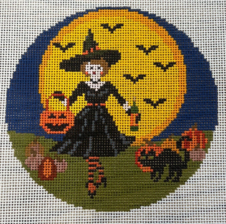 Betty Loves Halloween Canvas & Stitch Guide