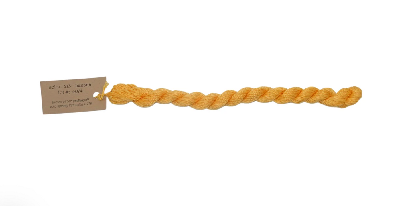 Silk & Ivory Skein - Banana 213