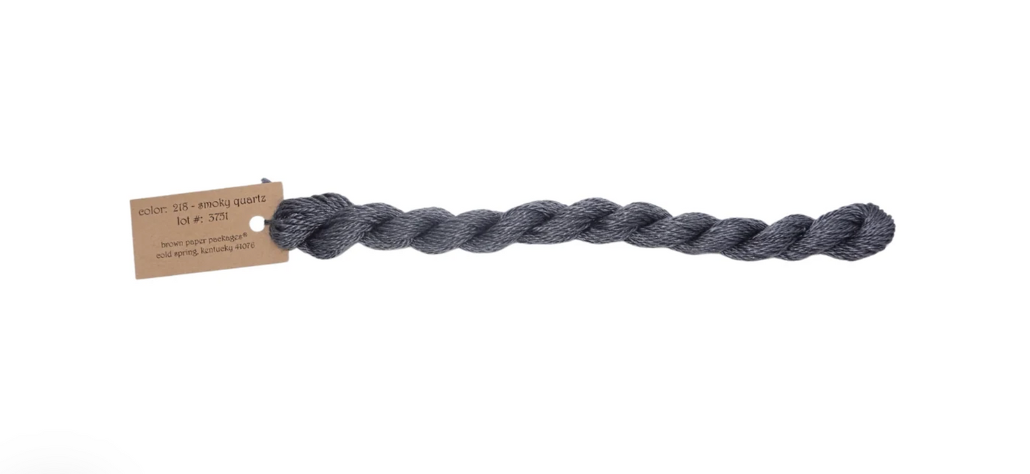 Silk & Ivory Skein - Smoky Quartz 218
