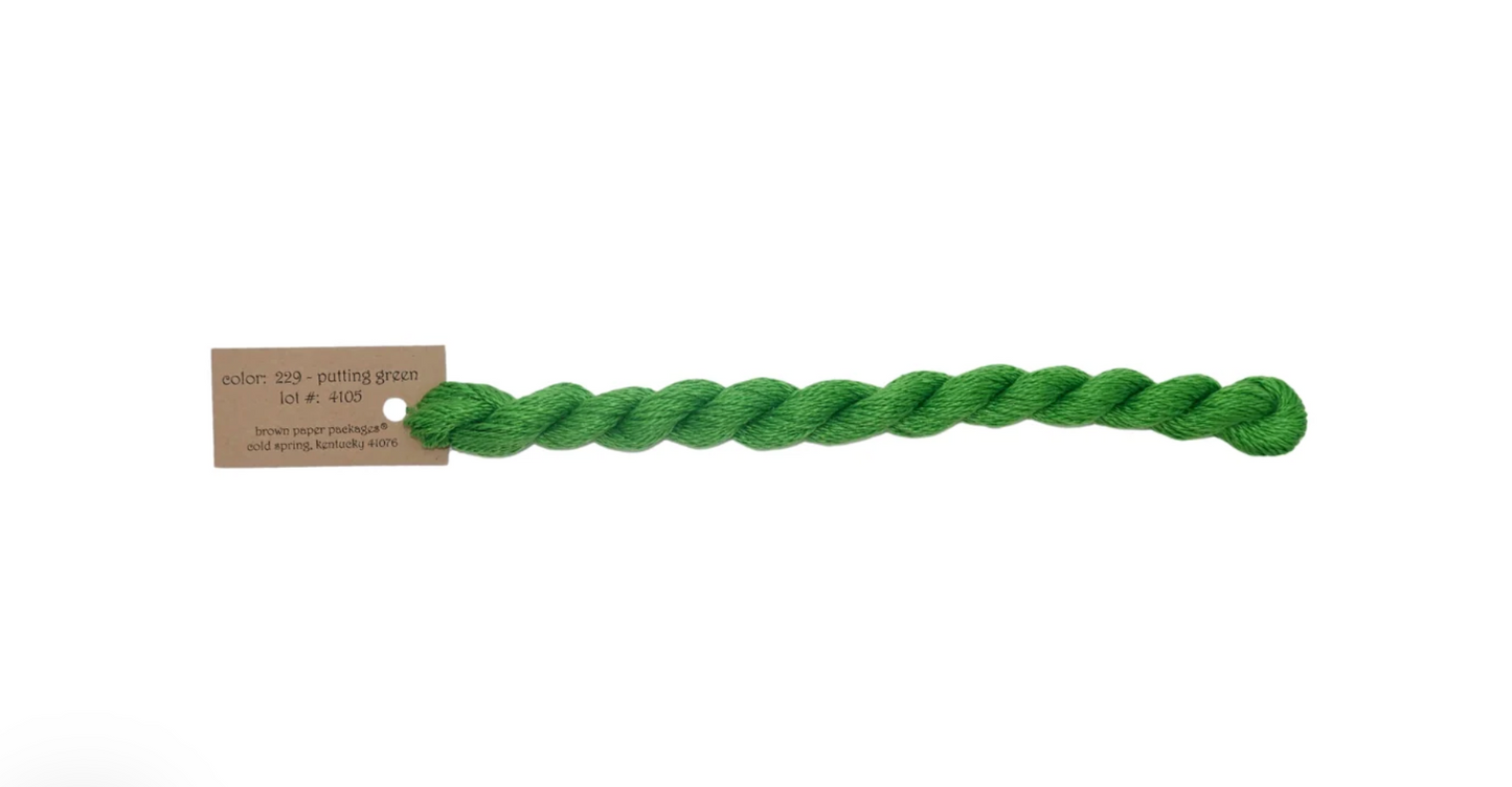 Silk & Ivory Skein - Putting Green 229