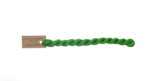 Silk & Ivory Skein - Putting Green 229