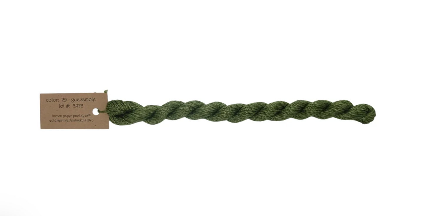 Silk & Ivory Skein - Guacamole 029