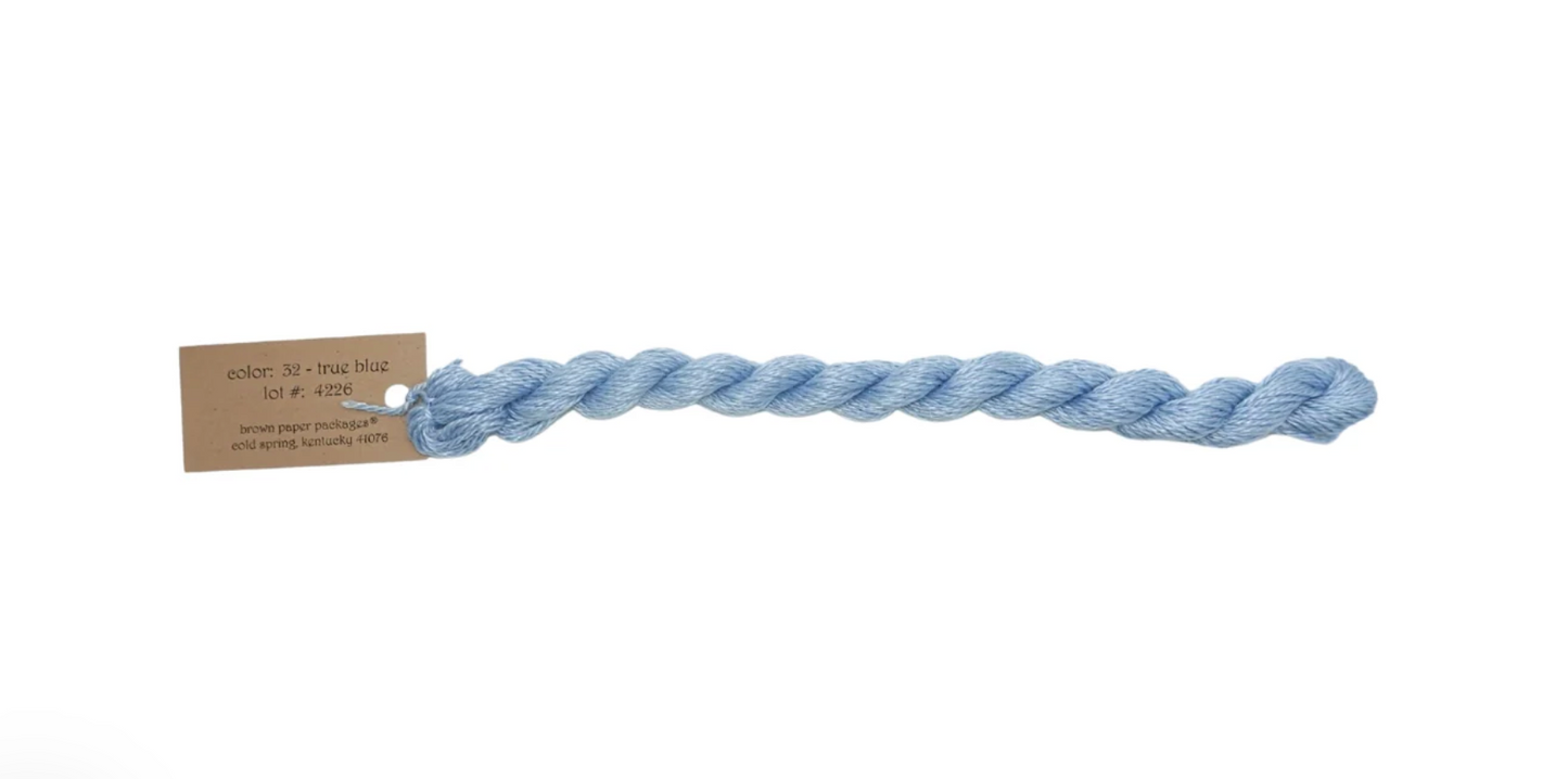Silk & Ivory Skein - True Blue 032
