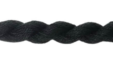 Silk & Ivory Skein - Caviar 040