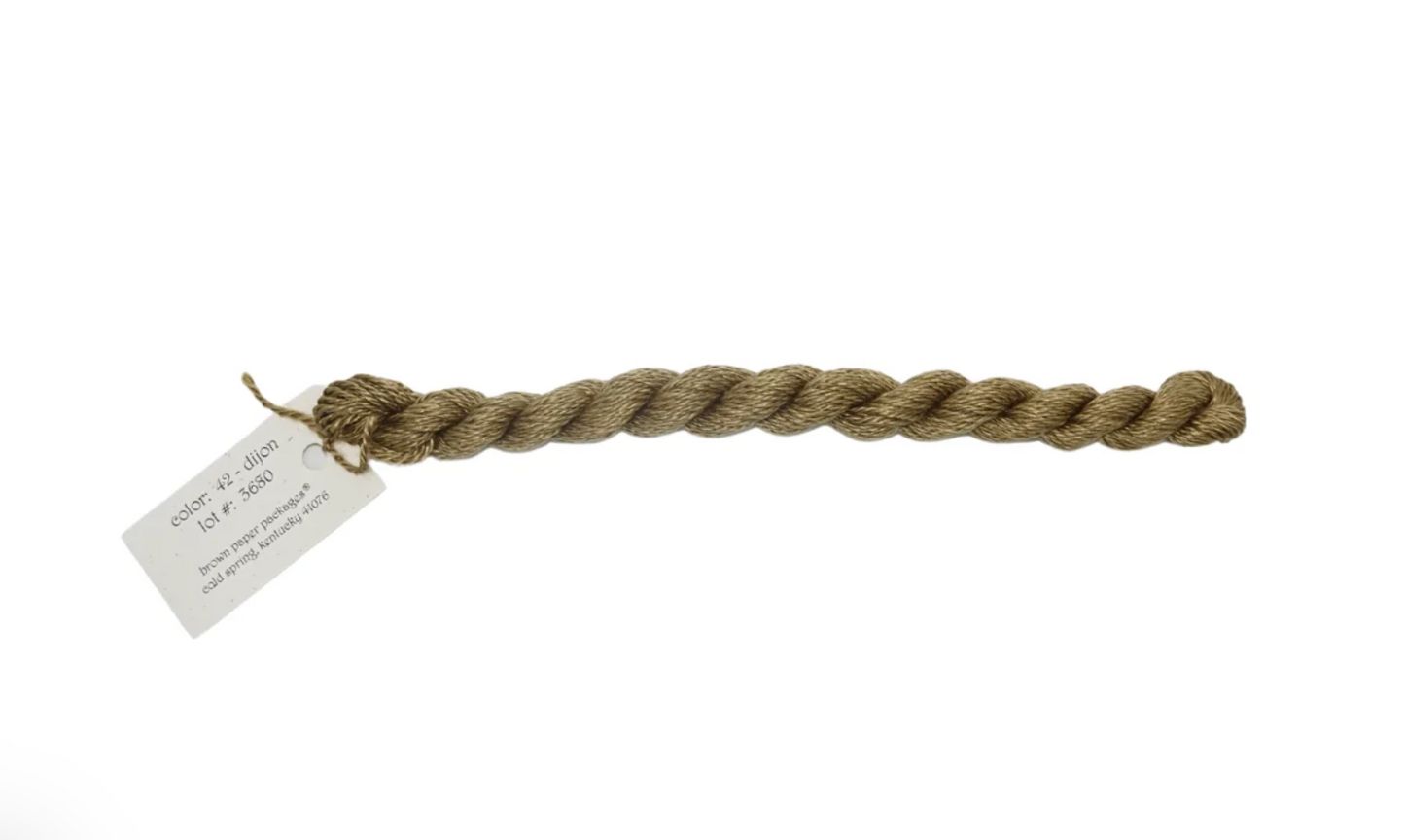 Silk & Ivory Skein - Dijon 042